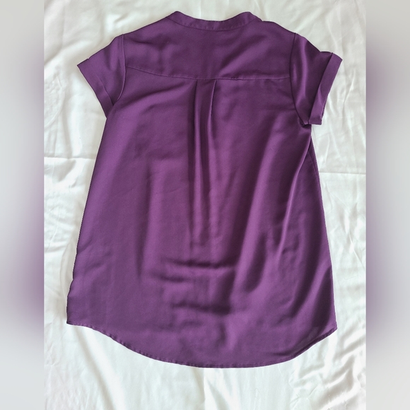 Simply Vera Wang Purple Blouse - Picture 2 of 9